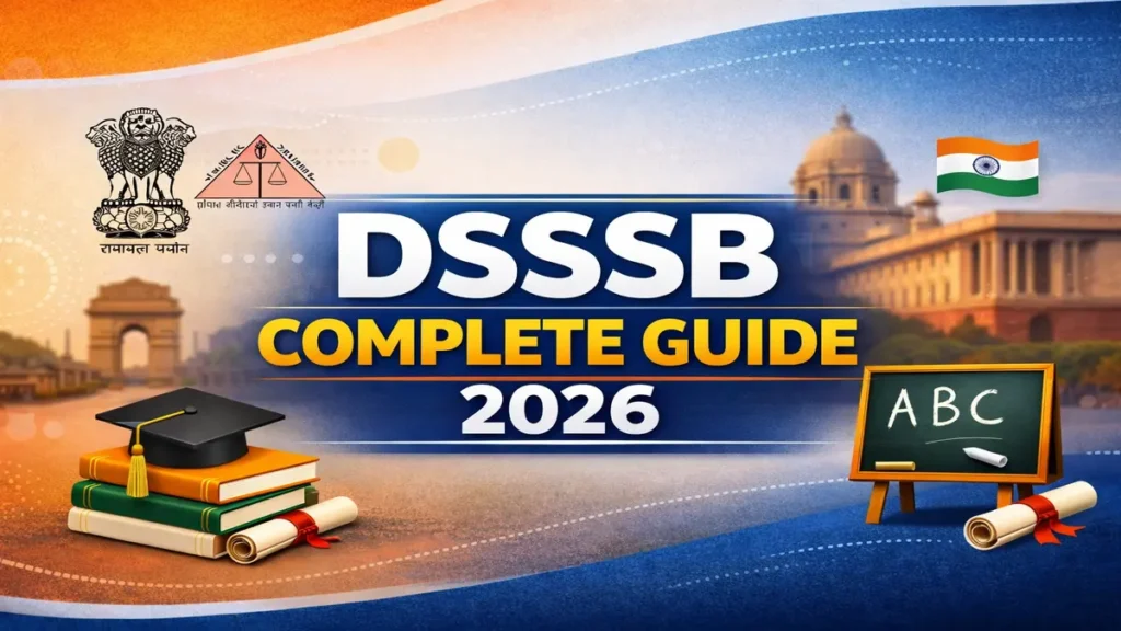 DSSSB (Delhi Subordinate Services Selection Board) – Complete Guide 2026