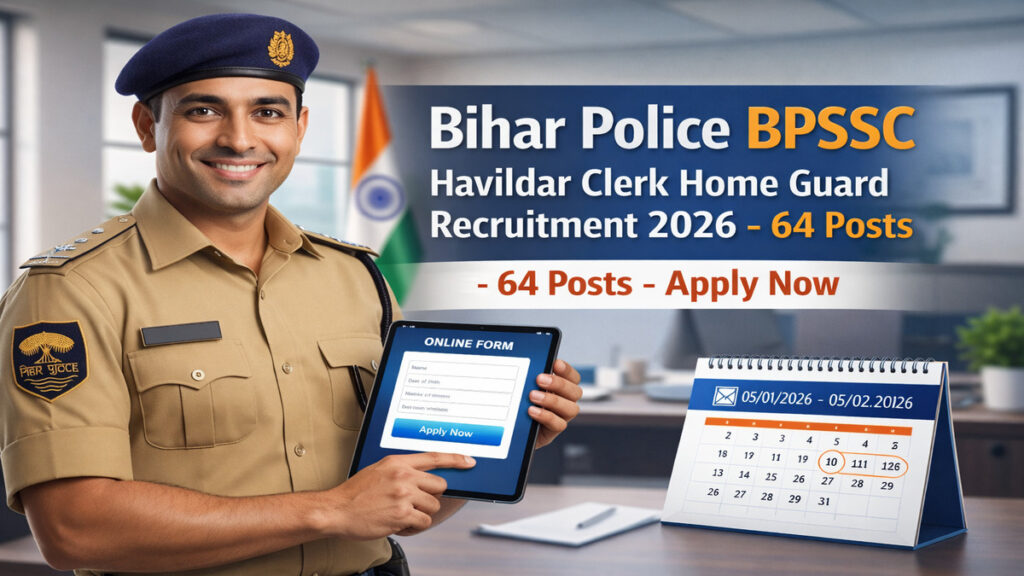 Bihar Police BPSSC Havildar Clerk Home Guard Online Form 2026 – Complete Guide
