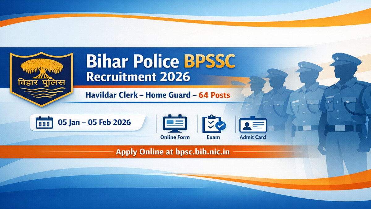 Bihar Police BPSSC Havildar Clerk Home Guard Online Form 2026 – Complete Guide