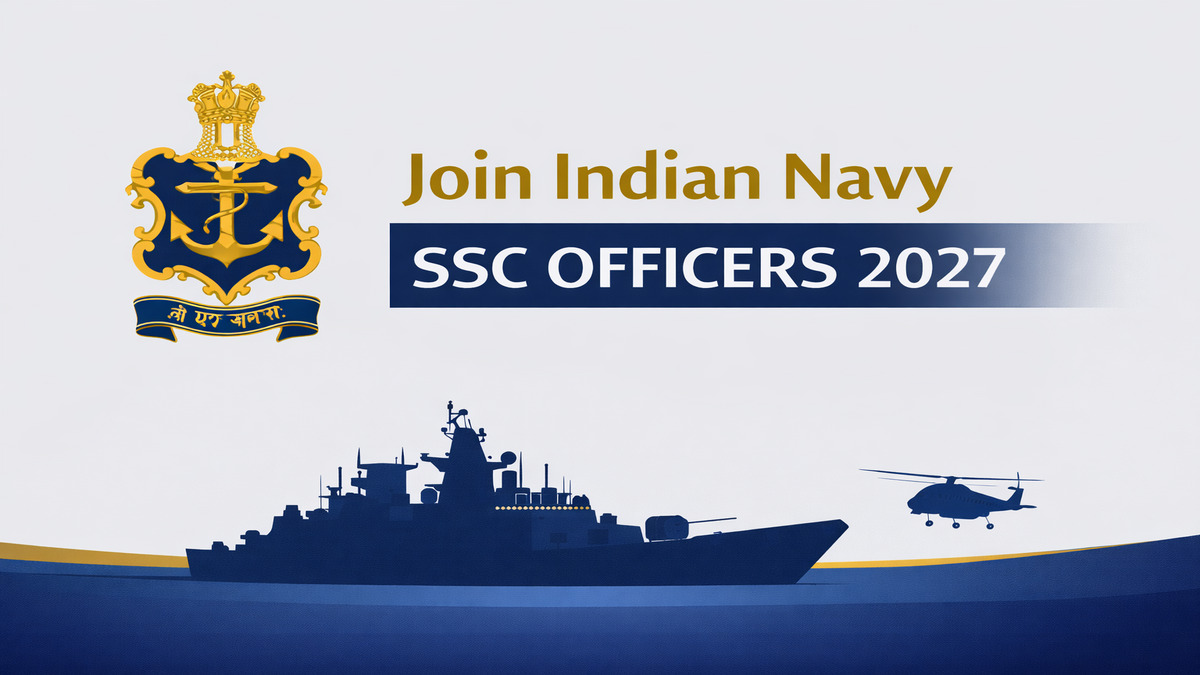 Indian Navy SSC Officer Entry (ST 27) Jan 2027