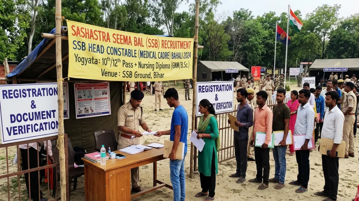 SSB Head Constable (Medical Cadre) Examination 2026
