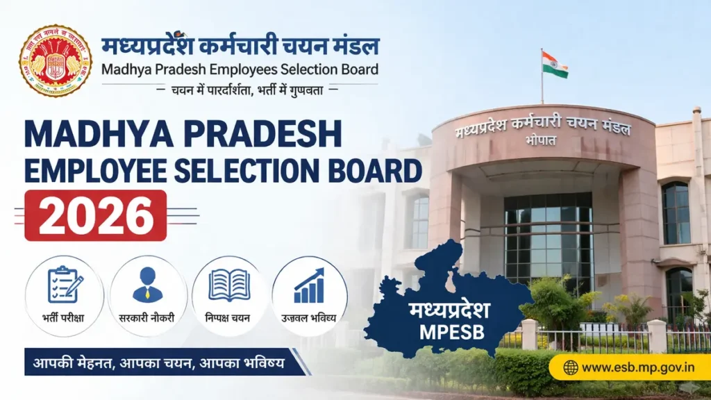 Madhya Pradesh Employee Selection Board 2026