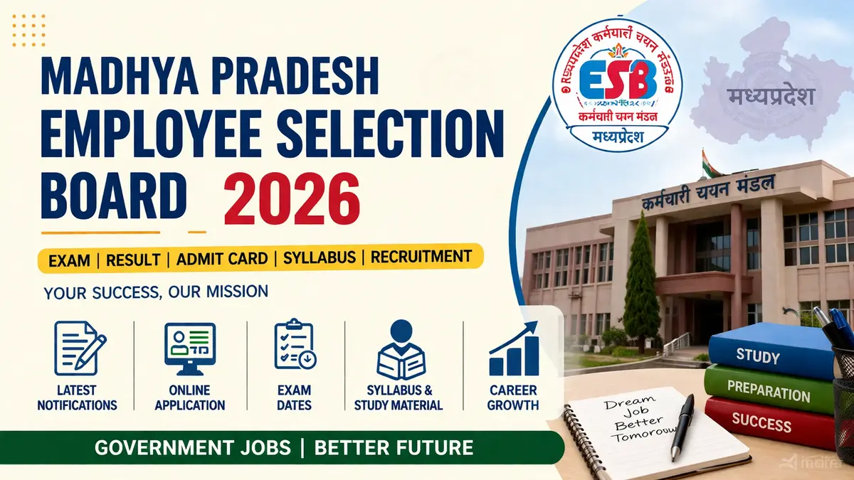 Madhya Pradesh Employee Selection Board 2026